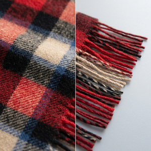 Bufanda Larga de Cachemira a Cuadros, Diseño Escocés, Suave, con Borlas Acabadas a Mano, Transpirable, para Otoño e Invierno - Product Image 5