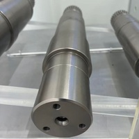 Eje de Motor de Acero Forjado de Precisión para Vehículos Eléctricos con Estructura Acanalada