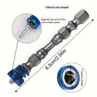 Embouts de tournevis magnétiques SIKE Colorful Depth Stop Ring, embouts hexagonaux de 1/4 pouce, antidérapants, à spirale, pour visseuse à chocs, acier S2, oxyde noir