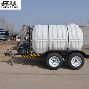 Shenzong Small Plastic Water Tank Full <strong>Trailer</strong> with Pump for Car 2000L Capacity 2 Ton Payload Model 7T-2 - Product Image 3