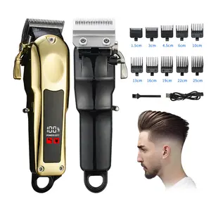 Gegarandeerde Kwaliteit Multifunctionele Heren Haar Trimmer Set Usb Opladen Draadloze Professionele Tondeuse