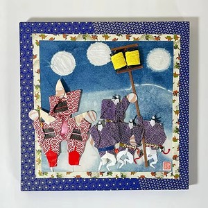 Vibrant finish special awa odori festival 3d origami wall art for anniversary present