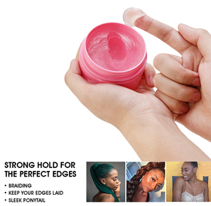 Hữu cơ tóc bom mát mạnh mẽ giữ không bong cạnh kiểm soát Braid <span class=keywords><strong>gel</strong></span> cho xoăn & quăn tóc cho tạo kiểu tóc - Product Image 4