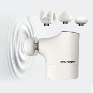 Pistola de Masaje de Bolsillo al por Mayor, Mini Masajeador de Percusión Compacto para Tejido Profundo con Múltiples Cabezales para Mujeres y Hombres, Regalo de Viaje - Product Image 1