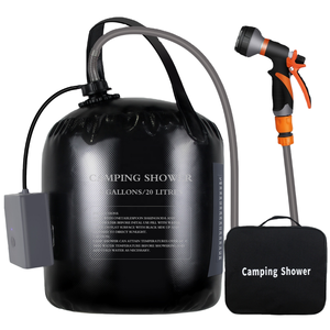 <span class=keywords><strong>Douche</strong></span> <span class=keywords><strong>solaire</strong></span> portable Advance Summer de 5 gallons (20 L) pour le camping, les voyages, la randonnée et les aventures en plein air - Product Image 1