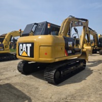 Excellente pelle sur chenilles Caterpillar CAT 312D2 de 12 tonnes, d'occasion, avec moteur et boîte de vitesses d'origine.