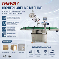 Machine d'étiquetage d'angle pour boîtes, machine d'étiquetage inviolable à un seul angle pour cartes à jouer/boîtes électroniques