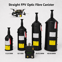 Cable de Fibra Óptica Ligero FC Terminado FOC 0.27 0.4 de 3 a 20 km para Aerostatos Atados y Puestos de Comando Terrestres