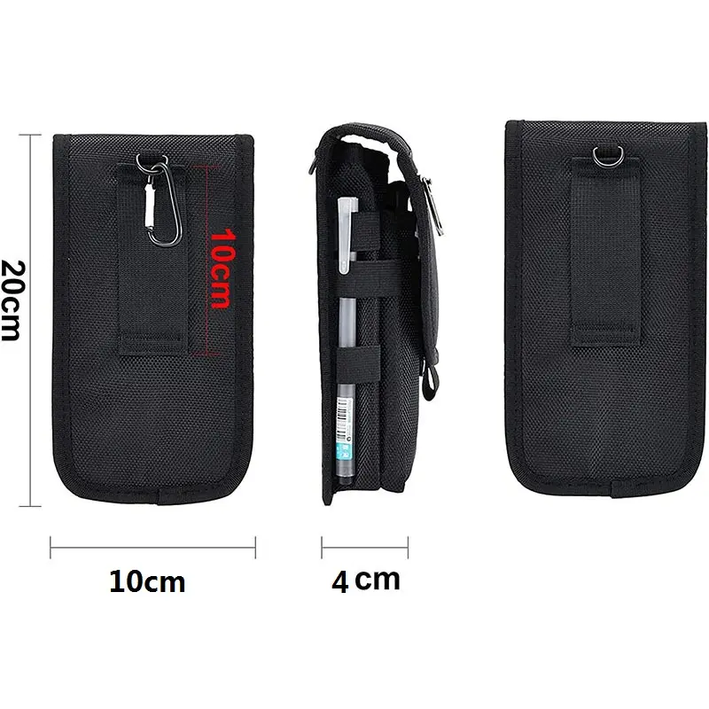 Phone Holster for Samsung Galaxy S23 Note20 Ultra A04 A04E A04S XCover 6 Pro mobile phone bags Nylon Pouch Belt Clip Holster