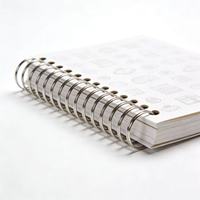 Cuaderno de Papel Grueso de Primera Calidad, Encuadernación en Espiral, Escritura Suave, Diario, Agenda Diaria, Oficina, Escuela, Trabajo, Toma de Notas