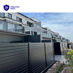 Bảo Mật Hàng Rào Đá Phiến Ngang Tự Làm Nhôm Đá Phiến Trang Trí Tường Nhà - Product Image 2