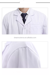 Camici Medici di Alta Qualità con Logo Personalizzato Uniformi Ospedaliere e Odontoiatriche per Uomo e Donna Giacche da Laboratorio Medico alla Moda - Product Image 5