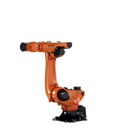 Bras robotisé industriel lourd KUKA KR 500 R2800-2 HI, charge utile de 500 kg, robot à haute inertie