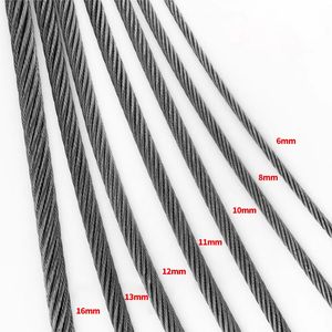 Câble métallique d'ascenseur galvanisé 6mm 8mm 10mm 11mm 13mm 16mm avec âme <span class=keywords><strong>en</strong></span> <span class=keywords><strong>chanvre</strong></span> ou <span class=keywords><strong>en</strong></span> acier - Product Image 3