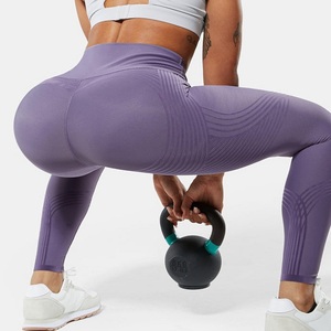 Leggings personnalisés Pantalon de yoga serré Contrôle Butt Lift Leggings taille haute pour les femmes - Product Image 4