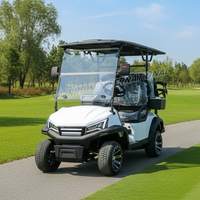 Voiturette de golf électrique Rainbow 72V 5kw 4 places, couleur personnalisée, avec boîte de rangement, homologuée DOT, prête à être expédiée sur le marché américain