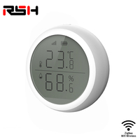 Mini sonde de température et d'humidité Tuya, compteur intelligent pour la maison, affichage LCD mural, Wifi, Zigbee, thermomètre, hygromètre, capteur