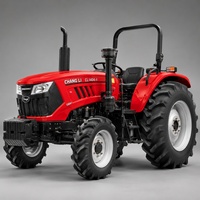 Tracteur agricole d'occasion à roues, moteur diesel haute puissance, couple élevé, 4x4, robuste, pour labour, travail du sol et transport sur le terrain