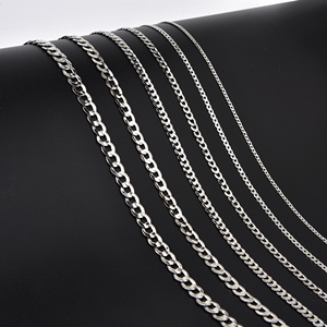 925 <strong>Sterling</strong> <strong>Silver</strong> Cuban Link <strong>Chain</strong> Necklace Solid <strong>Silver</strong> Curb <strong>Chain</strong> for <strong>Men</strong> Women Hip Hop Jewelry - Product Image 1