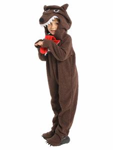 Disfraz <span class=keywords><strong>de</strong></span> Lobo Marrón para Niños - Disfraz <span class=keywords><strong>de</strong></span> Animal - Atuendo <span class=keywords><strong>de</strong></span> Cosplay para Representaciones Escolares - Product Image 4