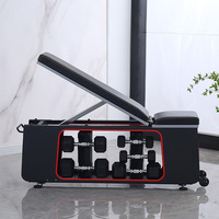 Banc de musculation pliable pour salle de sport, banc de musculation, presse, multifonctionnel, réglable, avec rangement