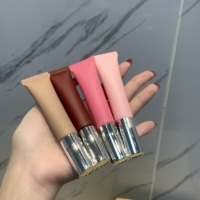 Tube de baume à lèvres vide de 15 ml, souple et compressible, avec logo personnalisé, pour huile à lèvres, brillant à lèvres, applicateur en plastique, emballage plastique