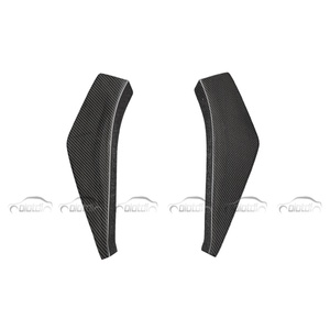 For Toyota Supra A90 MK5 Carbon Fiber VRS Front Bumper Spat Canards Trims <b>Splitters</b> Fins Spoiler 2021 up Auto Tuning - Product Image 5