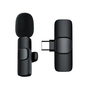 Lefon-Microphone Lavalier sans fil Amazon, Microphone Portable, enregistrement Audio-vidéo, pour IPhone, Android, jeu en direct, caméra avec téléphone Portable, nouveauté