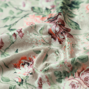 Tela de terciopelo estampada suave y flexible, ideal para vestidos personalizados, chaquetas, accesorios elegantes y proyectos de moda - Product Image 1