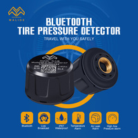 Monitor de presión de neumáticos de motocicleta Malide TPMS Detección DE APLICACIÓN DE TELÉFONO MÓVIL Sensor interno de alta sensibilidad