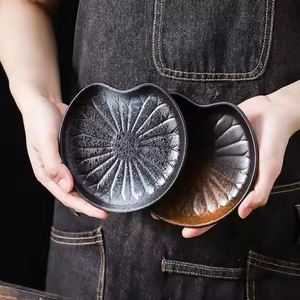 Japanese Style Nordic <b>Ceramic</b> Glazed Stoneware Restaurant Dinner Dessert PlatesHome Dessert Tea <b>Plate</b> - Product Image 2