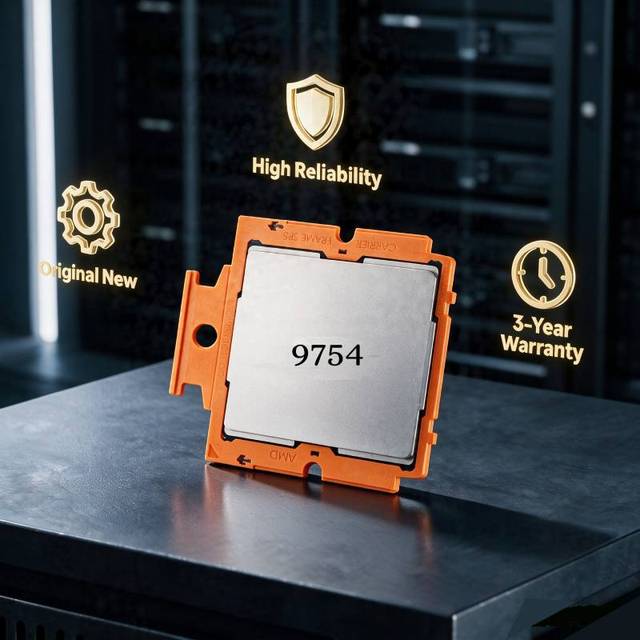 New Server CPU 9754 9654 9554 9454 9354 9254 9154 Low Power Consumption High Performance 16-core 2.3GHz 12nm Enterprise