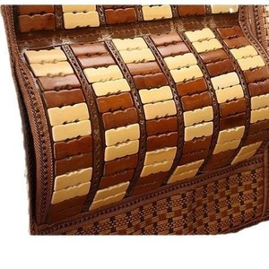 Coussin de siège de voiture en bambou avec rembourrage en herbe violette, respirant, pour grand véhicule Delong, housse de siège avant, forme plate, deux couleurs - Product Image 5