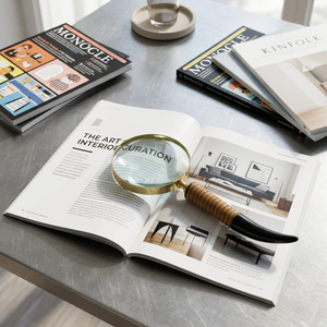Best Magazine <b>Reading</b> Standard Design Metal Magnifying Glass Table Top Decor with Wooden Handle Fish-Shaped <b>Magnifier</b> by - Product Image 1