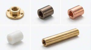 数控铣床丝杠 Tr14 Tr16 防反牙黄铜螺母，适用于高负载 X Y 轴 - Product Image 3