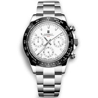 39mm Herren Luxus Saphirglas Seiko VK63 Uhrwerk Benutzerdefiniertes Logo Steriles Logo Uhr Speed Chronograph Quarz Datum Tona Uhr
