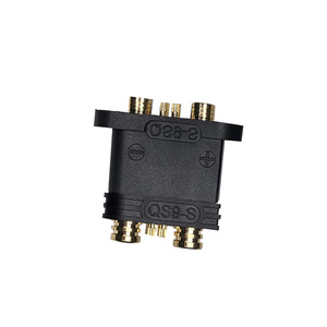 Conector Híbrido con Bloqueo QS9-S con Señal de 4 Pines, Enchufe Antichispas de Alta Corriente 160A-220A para Drones, Baterías y Almacenamiento de Energía - Product Image 4