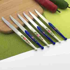 Couteau à fruits en acier inoxydable durable de haute qualité, contemporain, 12 pièces, boîte cadeau pour fête, mariage - Product Image 3