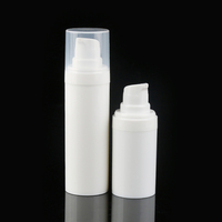 15ml 30ml 50ml bouteille en plastique cosmétique sans air PP lotion bouteille pompe à vendre