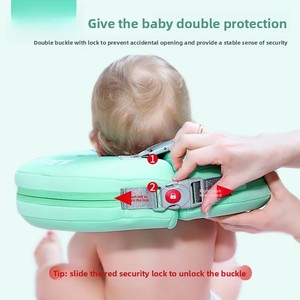 Piscine gonflable OEM à succès, flotteur d'apprentissage de la natation pour bébé, anneau flottant bleu, flotteur de spa pour bébé, <span class=keywords><strong>Mambobaby</strong></span> B510, PVC imperméable - Product Image 4
