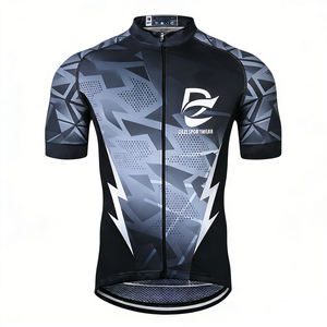 Vêtements de cyclisme unisexes haut de gamme, légers, respirants, anti-humidité, personnalisables, multicolores, à manches courtes, pour la course - Product Image 1