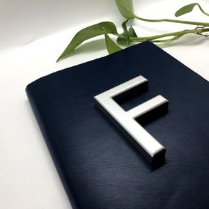 Lettere 3D in Acciaio Inox Personalizzate, Logo in Metallo Spazzolato a Specchio, Alfabeto Tagliato al Laser Non Illuminato, Insegne OEM Personalizzate - Product Image 3