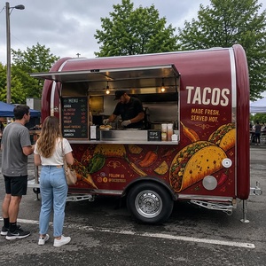 Remolque de Comida Personalizado, <span class=keywords><strong>Carrito</strong></span> de Hot Dogs, Camión de Café, Cocina Móvil, Remolque <span class=keywords><strong>Pequeño</strong></span> <span class=keywords><strong>para</strong></span> Comida, <span class=keywords><strong>Carrito</strong></span> de Comida Móvil - Product Image 3