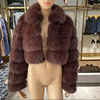 Blouson Court de Luxe en Fausse Fourrure de Raton Laveur, 26 Couleurs, Sexy et Décontracté pour Femmes, Tailles S-8XL, Manteau Hiver Doux et Chaud à Manches Longues