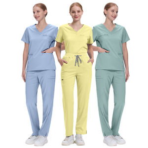 ชุดยูนิฟอร์มพยาบาลสำหรับผ่าตัดป้องกันริ้วรอยชุดพยาบาลสำหรับผู้หญิงชุดเครื่องแบบบริการอาหารโรงพยาบาลสีขาวคอลเลกชันใหม่ - Product Image 6