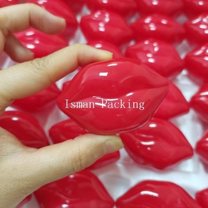 ISMAN ขายส่ง กระปุกครีมเปล่ารูปทรงริมฝีปากสีแดงชมพู ขนาด 10 กรัม บรรจุภัณฑ์ลิปบาล์ม ลิปกลอส สำหรับ<span class=keywords><strong>สาว</strong></span>ๆ - Product Image 5