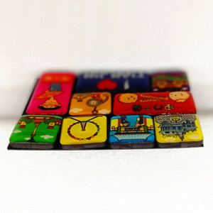 Custom Logo 3D Resin Rectangle Eco-Friendly Waterproof <strong>Fridge</strong> <strong>Magnet</strong> <strong>Customized</strong> Shaped Souvenir Epoxy Christmas Letter - Product Image 5