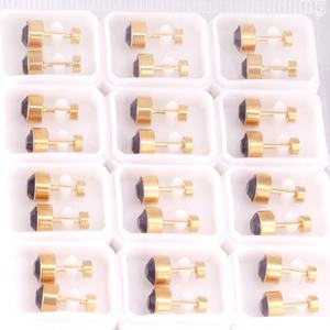 ต่างหูผ่าตัด ต่างหูเหล็กคุณภาพสูง ต่างหูแบบติดสำหรับเด็ก - Product Image 5