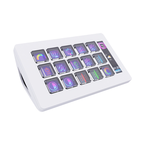 OEM HSV293S 15 <span class=keywords><strong>LCD</strong></span> Key Stream Dock con pantalla de monitoreo lateral ABS Placa frontal Directo de fábrica Pedidos por lotes pequeños - Product Image 2