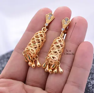 Earrings Bridal Fashion Jewelry Earrings African Wedding Ornament Wife Gifts Bijoux Africaine Dubai Earrings For Women